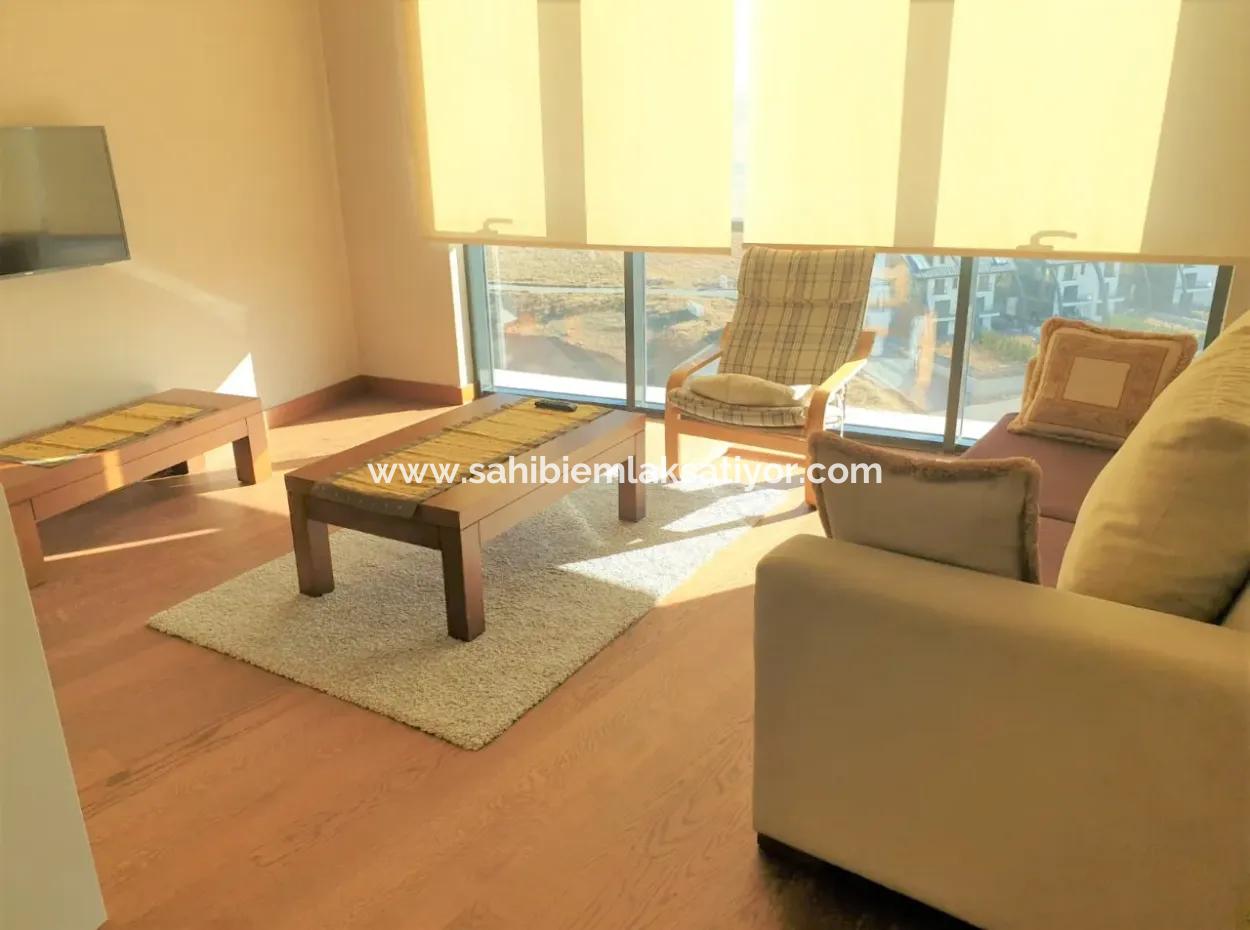 Leere, Luxuriöse Möblierte İncek Prestige 1+1 62 M² Wohnung Im 15. Stock Zum Verkauf
