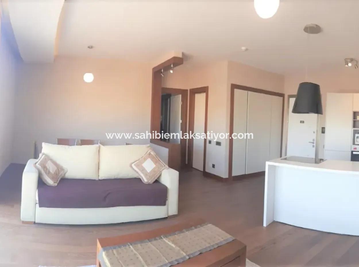 Empty Luxury Furnished İncek Prestige 1+1 62 M² 15Th Floor Apartment For Sale