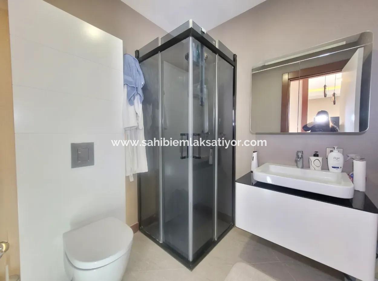 Vacant Luxury Furnished İncek Prestige  18Th Floor Apartment For Rent 1+1 62 M²
