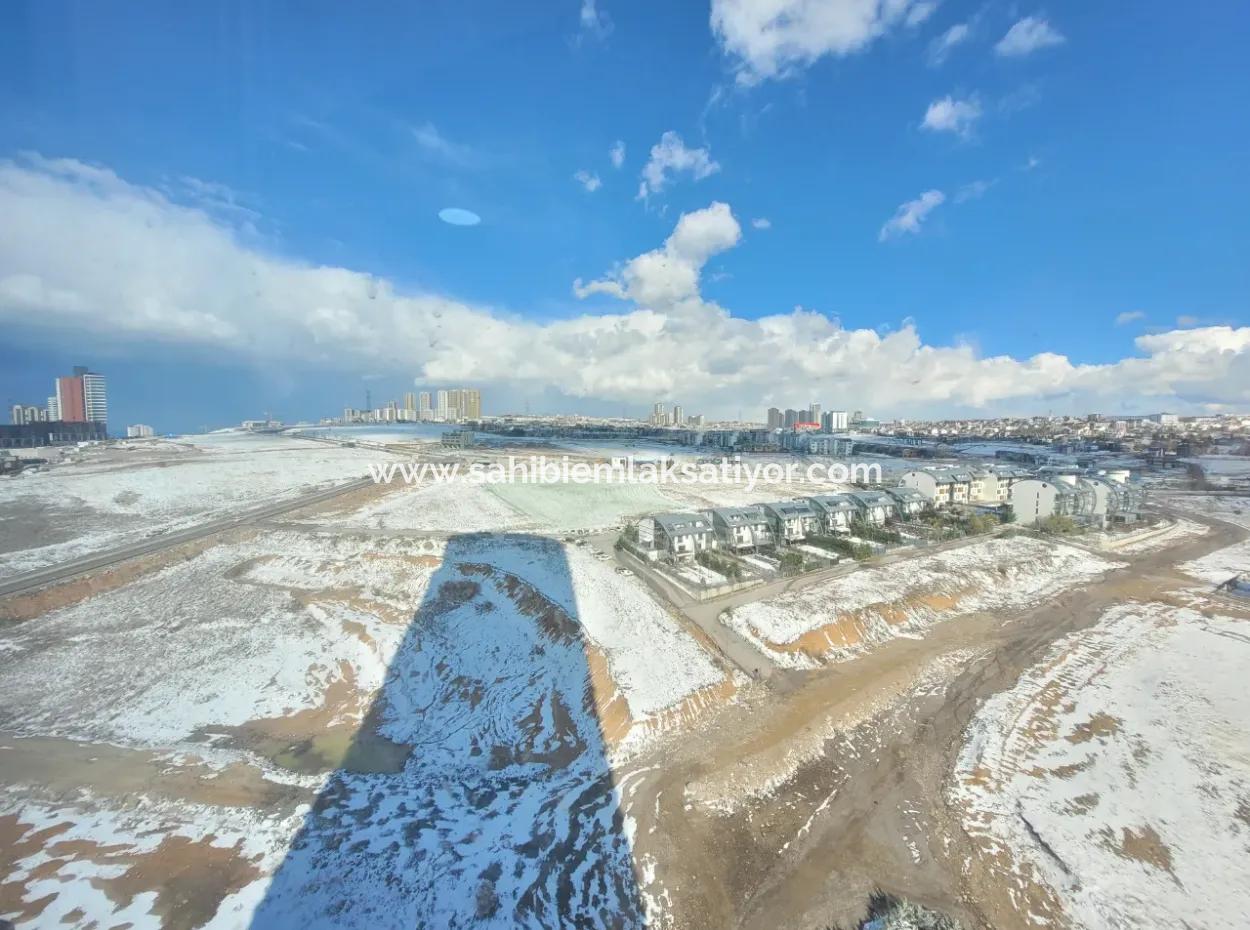 Vacant Luxury Furnished İncek Prestige  18Th Floor Apartment For Rent 1+1 62 M²