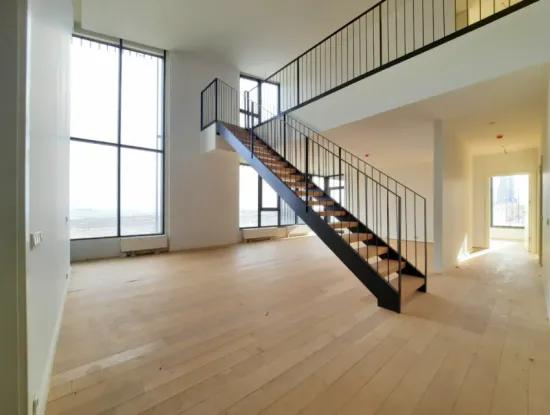 5,5+1 Duplex 2Th Floor Tenantless Apartment With Landscape View For Sale In İncek Loft Complex