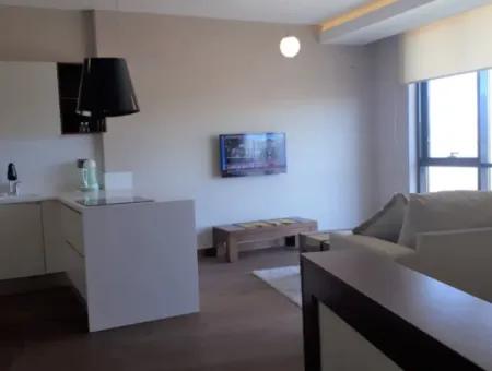 Empty Luxury Furnished İncek Prestige 1+1 62 M² 15Th Floor Apartment For Sale