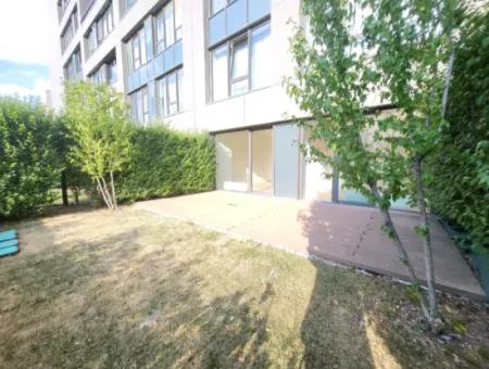 İncek Loft Suitable For Credit For Sale 2,5+1 Ground Floor Flat With Landscape View 2 Gardens