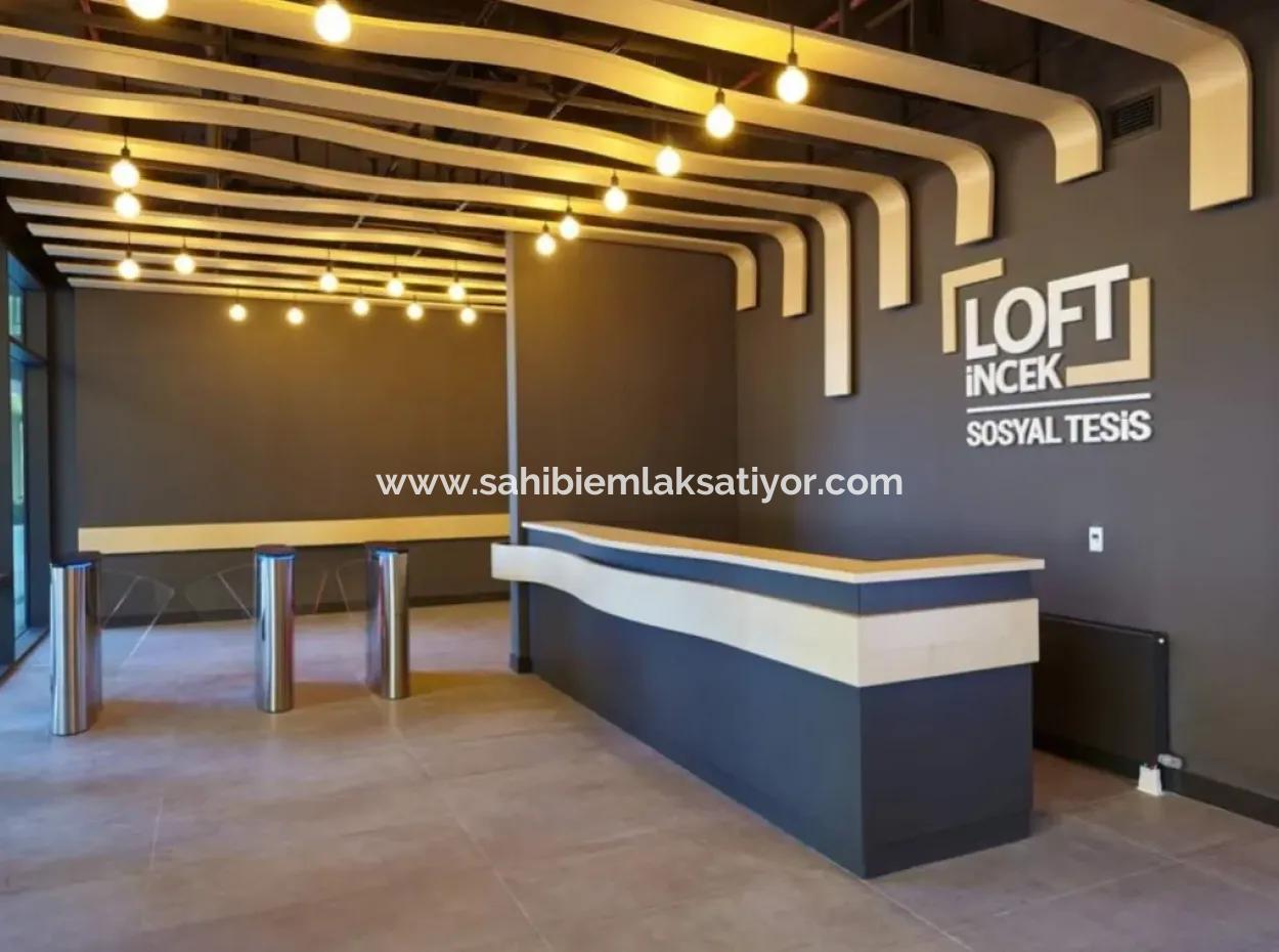 İncek Loft Satılık 2,5+1 Peyzaj Manzaralı Kiracısız 3.Kat Daire