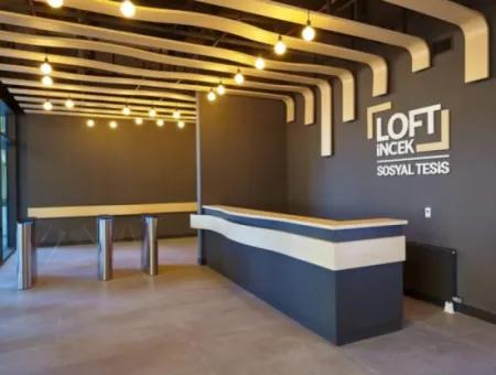 Krediye Uygun İncek Loft Satılık  3+1 Dubleks Peyzaj Manzaralı 1.Kat Daire